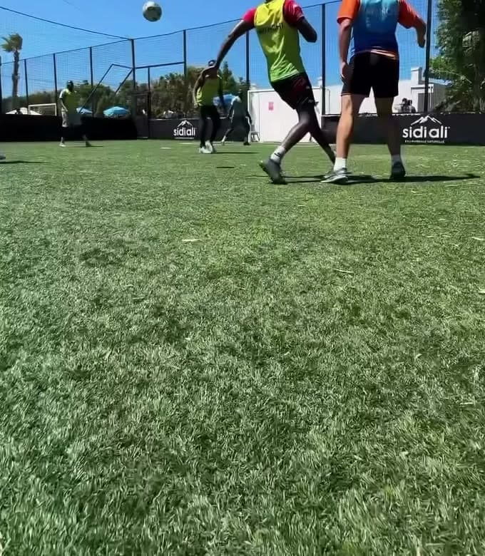 Match de minifoot sur un terrain AREA à Casablanca